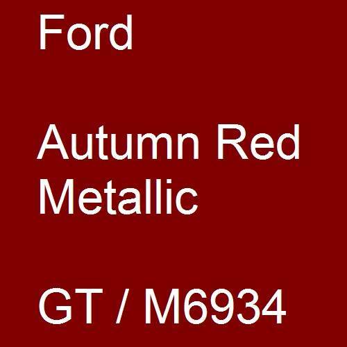 Ford, Autumn Red Metallic, GT / M6934.